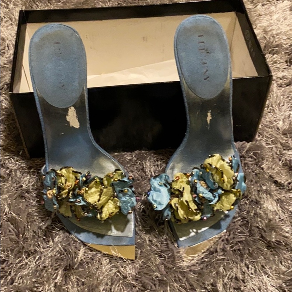 Lunchiny High heel sandals with flowers